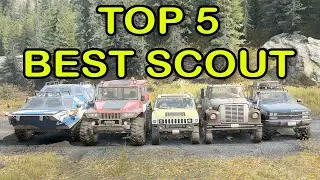 Top 5 SnowRunner - Best Scout Vehicles (Small Trucks and Hummers)