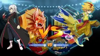 Shu vs Free. beyblade burst quadstrike gameplay ;battle gameplay