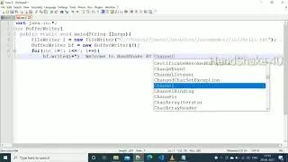 BufferReader && BufferWriter in #java Program