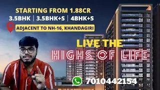 Luxury 2 & 3 BHK Apartments in Bhubaneswar , NH-16 , Khandagiri II WP/CALL - 7010442154 , 6370576197