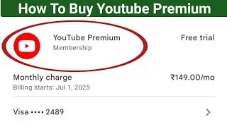 How To Buy Youtube Premium in Android Phone | youtube premium kaise le