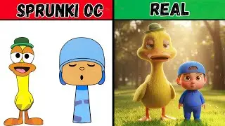 My Sprunki OC:Pato vs Pocoyo(pocoyo como lo mueve lo lo ) in REAL LIFE