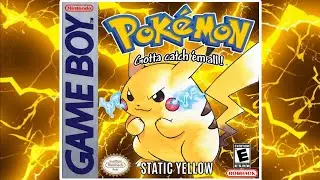 Pok&eacute;mon Static Yellow Hack Rom Game Boy Con 3 Personajes Jugables, Glitch De Mew, Cambios QoL y Mas