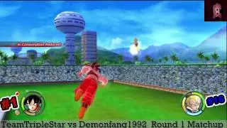 TeamTripleStar vs Demonfang1992 Opening Round DBZ World Tourney