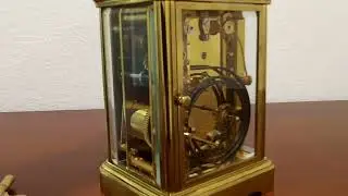 Vintage Swiss Repeater / Alarm Carriage Clock Chime Counting Hours and 1/2 hour