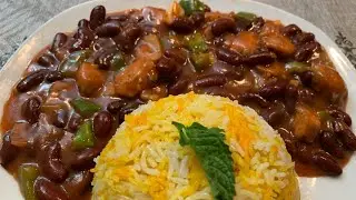 CHINESE BEANS WITH GINGER GARLIC RICE | DINNER IDEA