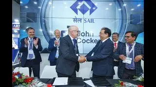 John Cockerill : signing of a MoU with Steel Authority of India Limited (SAIL) at METEC India 2024
