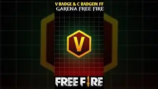 V BADGE C BADGE IN FREE FIRE #denzelwashington #freefiremax #shortsfeed #shortvideo #shorts