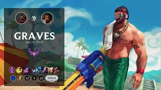 Graves Top vs Jarvan IV - EUW Master Patch 12.16