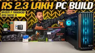 Rs 2.3 Lakh Extreme Gaming & Streaming PC 🚀 | 7800X3D + RTX 5070 Ti🔥
