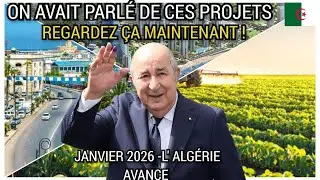 On avait parlé de ces projets… Regardez ce qui arrive MAINTENANT en janvier 2026