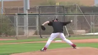 D-backs closer Brad Ziegler on his  submarine delivery
