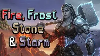 🔥❄️Fire, Frost, Stone & Storm - The Goliath Avatar | Epic Bardcore Fantasy DnD & RPG Music 🗿🌪️