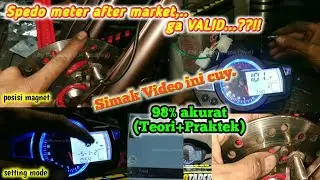 🔴Cara Menentukan Posisi Magnet speed sensor spedo,Cara Setting MODE // dijamin VALID ☑️vlog 220