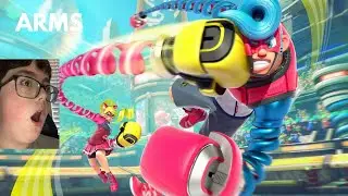 ARMS Gameplay - Getting Annihilated By Ninjara