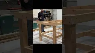 Сборка верстака и приёмного стола завершена. Скоро выйдет полное видео. #сделайсам #работаподерев...