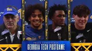 Pitt Football | Postgame vs. Georgia Tech | 11.22.25