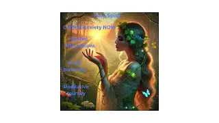 Pure Spirit. Stop Anxiety. center yourself Calm Peaceful True self-love Affirmations 4-2-8 breathing