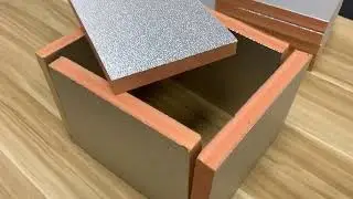 Ventech Phenolic Pre-insulated Duct Panel HVAC Insulated Duct Board