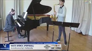 Vasco AVEN&Ccedil;A plays Incandescence by I. Gotkovsky #adolphesax