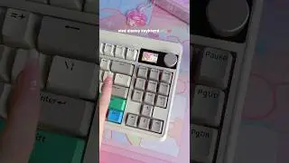 OLED display keyboard ✨ XVX M87 pro #aesthetic #kawaii #keyboard #shorts #setup
