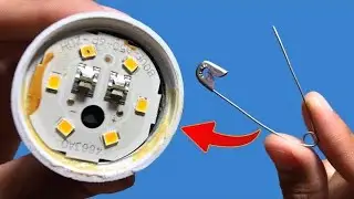 Save Money  Repair Light Bulbs With Just a Pin!