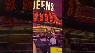 Women&rsquo;s Wrestling on Fremont Street Las Vegas. #lasvegas
