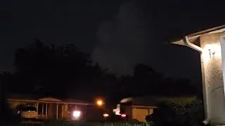 Mosquito truck in my neighborhood again