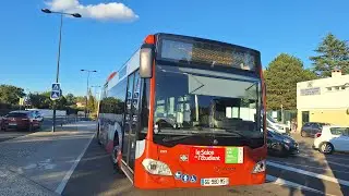 Tisséo — Ligne 58 de Basso Cambo à Muret Lycée via Seysses M. Arrêt — Mercedes Citaro G NGT n°2272