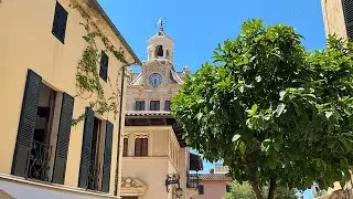 Exploring Mallorca: Alcudia Old Town's Charming Streets, Souvenir Shops, and Delightful Cafes