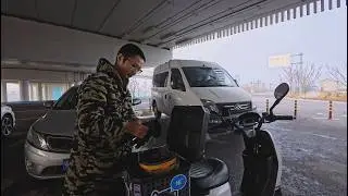 “面包车”装着“电瓶车”去旅行，实在是太爽了！