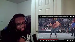 10 Best Opening Matches In Survivor Series History | partsFUNknown REACTION by T-Bear