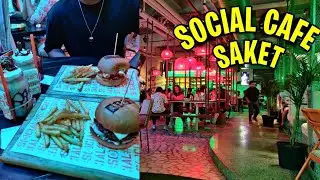 Social Cafe | Saket | Select Citywalk | Cafe Vlog | Delhi Cafe | Social DLF Avenue - Saket Delhi