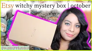 ETSY WITCHY MYSTERY BOX | OCTOBER 2020 | AVALON THE SAGE WITCH UNBOXING | #WITCHY