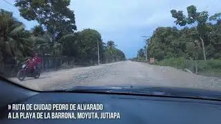 » Así se encuentra la carretera de Ciudad Pedro a la Playa de la Barrona, Moyuta, Jutiapa