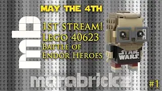 May the 4th: 1st stream! Lego 40623 Battle of Endor Heroes Brickheadz!