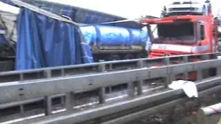 A57 Dormagen Massenunfall 14.02.2012