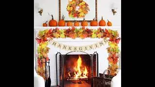 FALL FIREPLACE DECOR IDEAS!!                     #interior444 #interiordecore