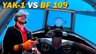 Yak vs Bf-109 Duel | Dogfighting an Expert German Pilot | War Thunder SIM VR @alex_black_9819