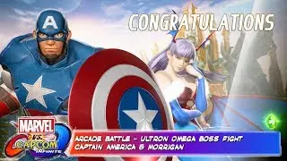 Marvel vs Capcom Infinite - Captain America & Morrigan vs Ultron Omega