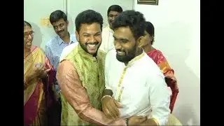 MP Rammohan Naidu at Paritala Sreeram Marriage