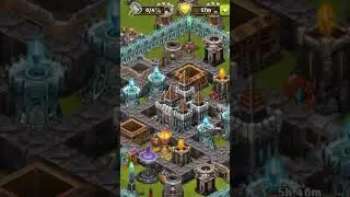 Throne Rush: Upgraded my Castle from 10 to 16 level in Just a few mins power of GEMS