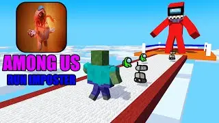Mobs: AMONG US RUN IMPOSTER CHALLENGE all series - Animation