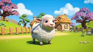 Five Cuddly Lambkins Skip Skip Skip | Active Farm Animal Song & Nursery Rhymes