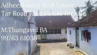 tar road face house for sale