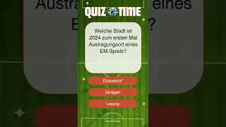 Welche Stadt ist2024 zum ersten Mal Austragungsort eines EM-Spiels? 🇩🇪⚽️#euro2024 #em24