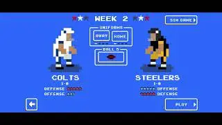 Episode 11 the draft and first two games Year 2 colts franchise