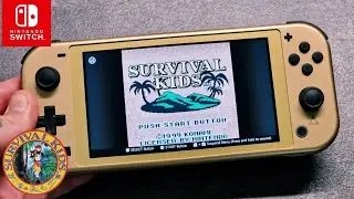 Survival Kids Gameboy Nintendo Switch Lite ONLINE Gameplay