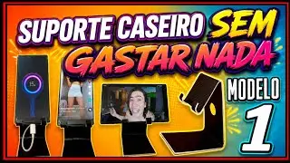 Como fazer suporte de celular Caseiro sem gastar nada cano pvc base carregadora diy mobile stand