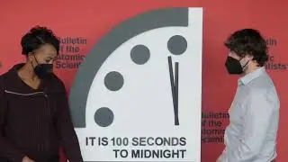 Doomsday Clock set once again at 100 seconds to midnight